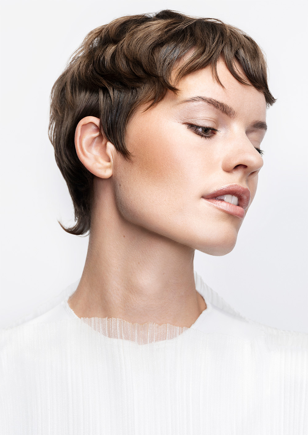 Brunette Pixie Cut - Mark Van Westerop - Illume Collection 